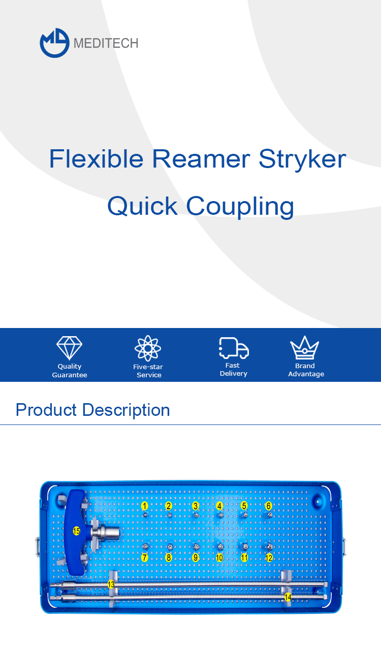 Flexible Reamer Stryker Quick Coupling 